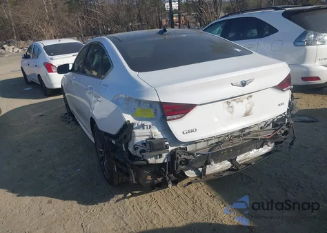 2018 Genesis G80 3.3T Sport from USA, damaged, VIN KMHGN4JB6JU246161